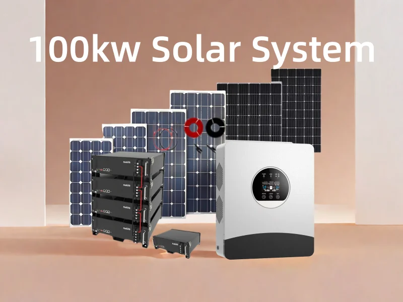 100kw solar system price